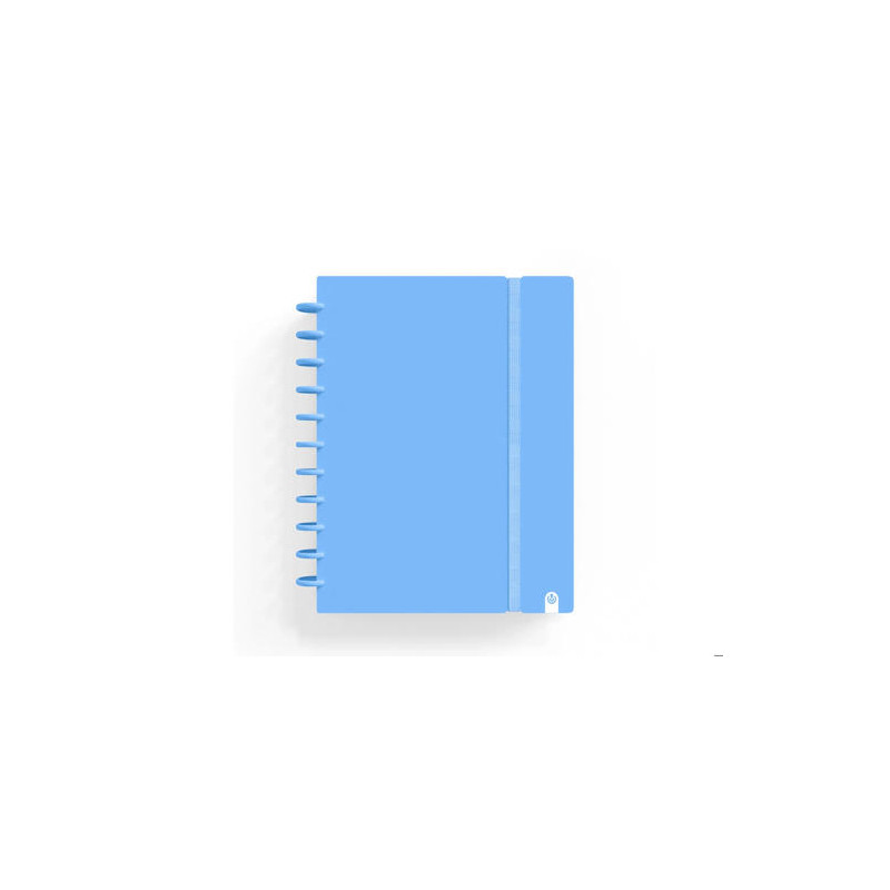 CUADERNO CARCHIVO INGENIOX FOAM A5 80H CUADRICULA AZUL PASTEL