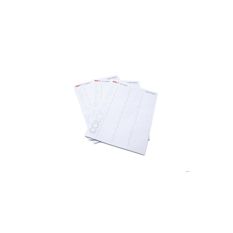 ETIQUETA ADHESIVA COLOP PARA IMRESORA E-MARK PACK DE 300 UNIDADES