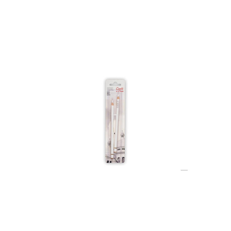LAPIZ CONTE BLANCO PASTEL BLISTER DE 2 UNIDADES