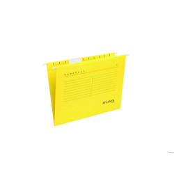 CARPETA COLGANTE TARIFOLD ATLANTA EUROFLEX DIN A4 CARTULINA 100%RECICLADA FSC COLOR AMARILLO CAJA DE