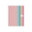 CUADERNO ESPIRAL MIQUELRIUS DIN A4 120 HOJAS 70 GR CUADRO 5 MM TAPA POLIPROPILENO AURORA WEST BAY