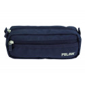 BOLSO ESCOLAR PORTATODO MILAN SERIE 1918 2 CREMALLERAS COLOR AZUL MARINO 210X85X61 MM