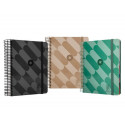 AGENDA ESPIRAL ANTARTIK PATTERN A5+ 2025 DIA PAGINA COLORES SURTIDOS PAPEL 80 GR
