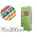 PAPEL DE REGALO LIDERPAPEL TODO AÑO ROLLO ANCHO 70 CM LONGITUD 2 MT GRAMAJE 60 GR DISEÑOS SURTIDOS B