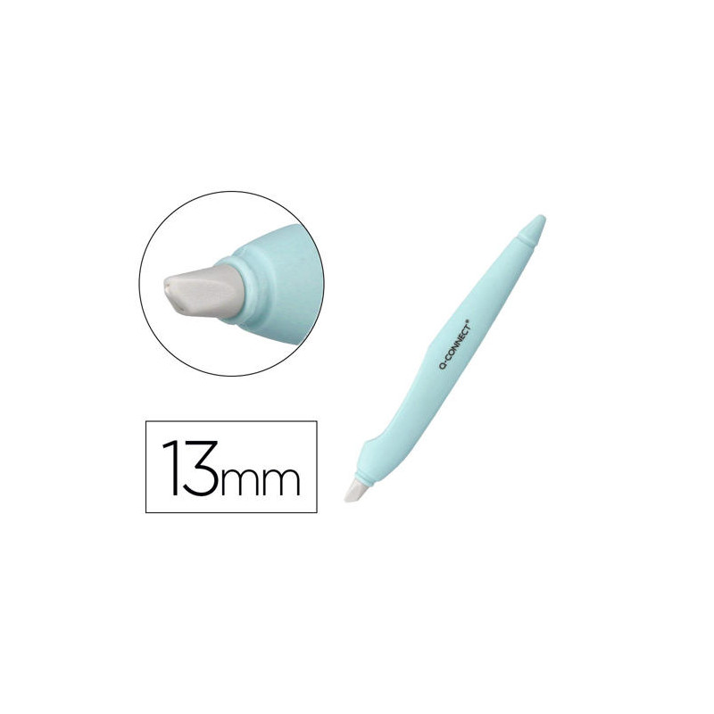 BISTURI Q-CONNECT PLASTICO PARA CORTAR PAPEL CUCHILLA CERAMICA XD-119 BLISTER 1 UNIDAD