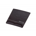 ALFOMBRILLA PARA RATON FELLOWES CANAL HEALTH-V NEGRA CON REPOSAMUÑECAS DE GEL 222X209,6X251 MM
