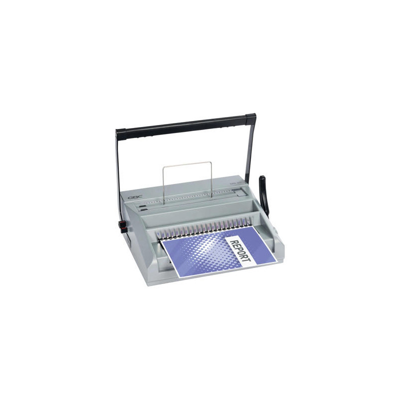 ENCUADERNADORA PARA ESPIRAL GBC MULTIBIND MB20 PERFORA 20 HOJAS TAMAÑO A4 ENCUADERNA 500 HOJAS
