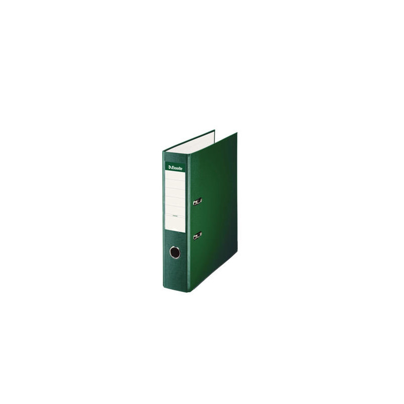 ARCHIVADOR DE PALANCA ESSELTE PLASTICO FORRADO DIN A4 LOMO 75 MM VERDE