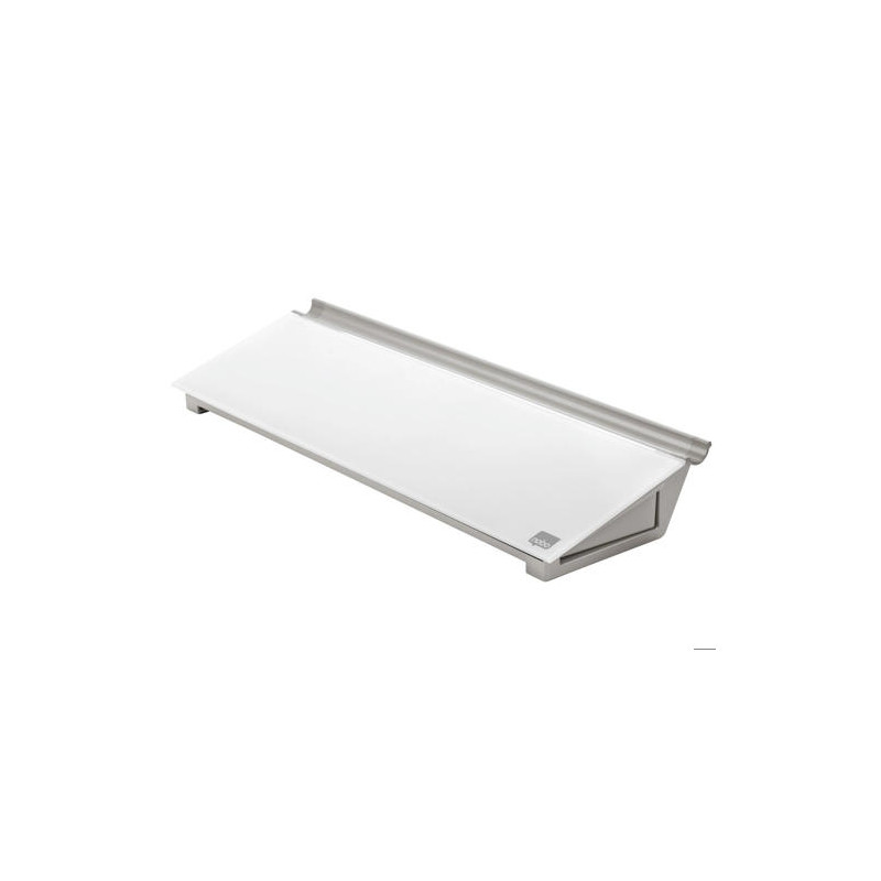 BLOC DE NOTAS SOBREMESA DE CRISTAL NOBO DIAMOND BLANCO 60X460X150 MM