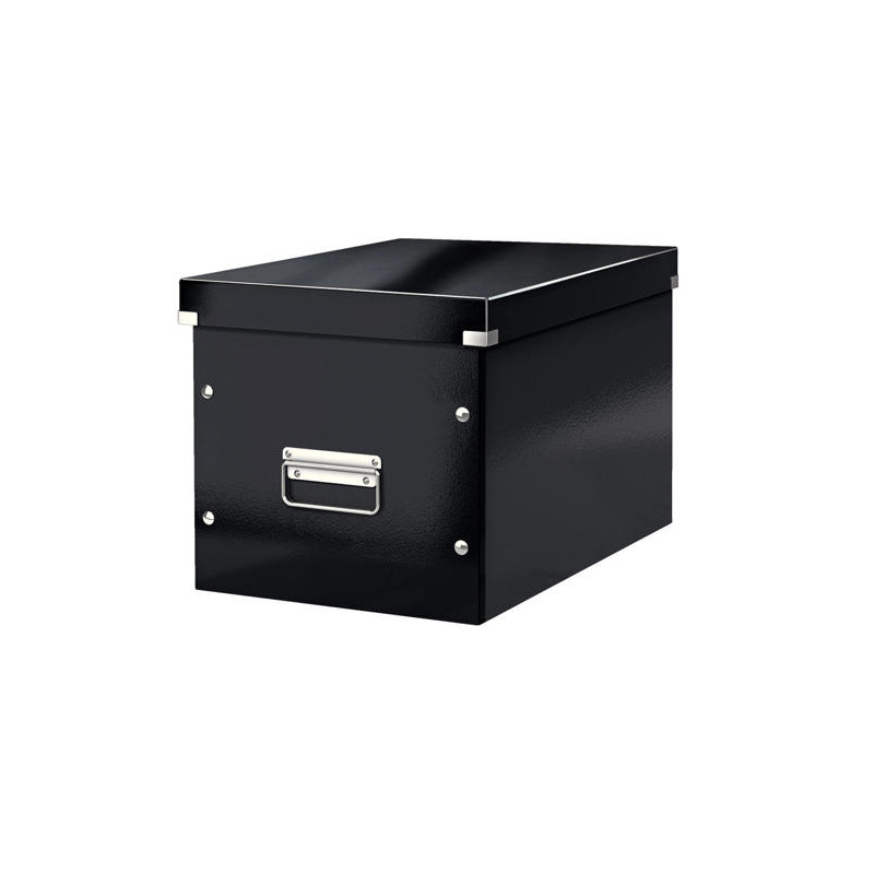 CAJA ALMACENAMIENTO LEITZ CLICK & STORE CUBICA GRANDE COLOR NEGRO 320X360X310 MM