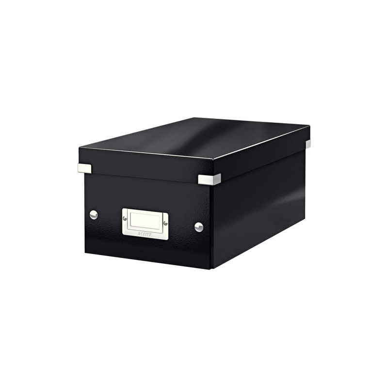 CAJA ALMACENAMIENTO LEITZ CLICK & STORE DVD BOX COLOR NEGRO 206X147X352 MM
