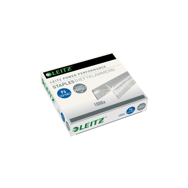 GRAPAS LEITZ 23/15 XL GALVANIZADA CAJA DE 1000 UNIDADES