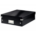 CAJA ALMACENAMIENTO LEITZ CLICK & STORE MEDIANA COLOR NEGRO 280X100X370 MM