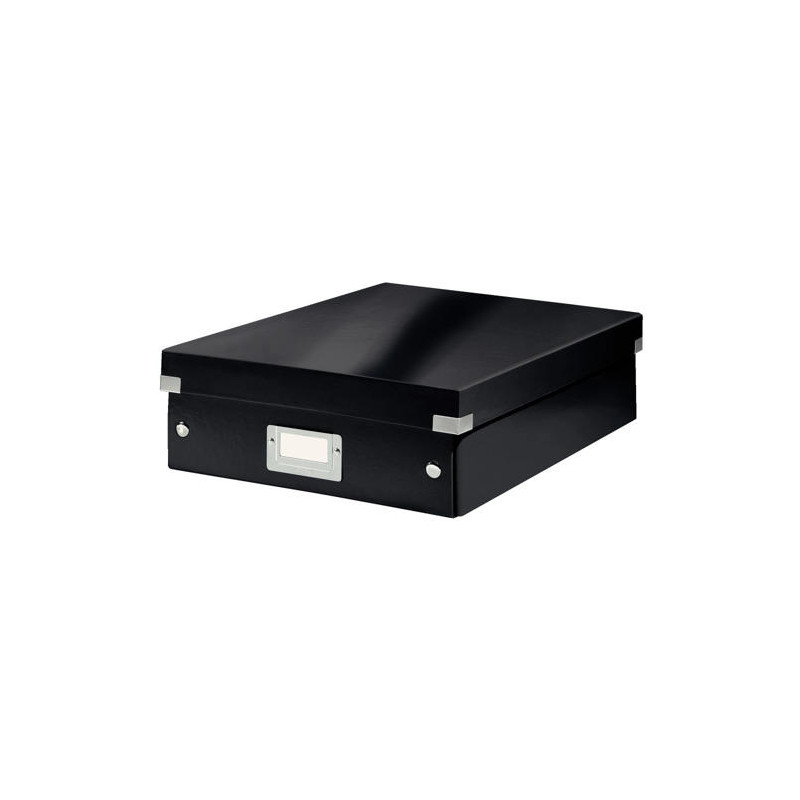 CAJA ALMACENAMIENTO LEITZ CLICK & STORE MEDIANA COLOR NEGRO 280X100X370 MM