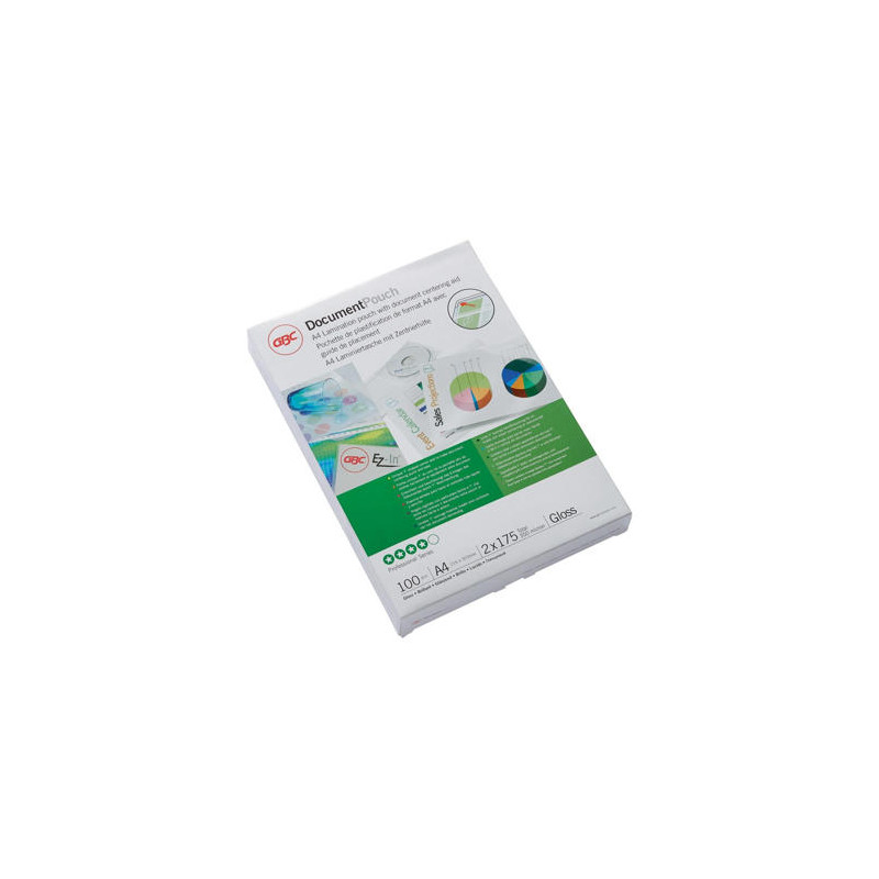 BOLSA DE PLASTIFICAR GBC DIN A4 2X175 MICRAS CAJA DE 100 UNIDADES
