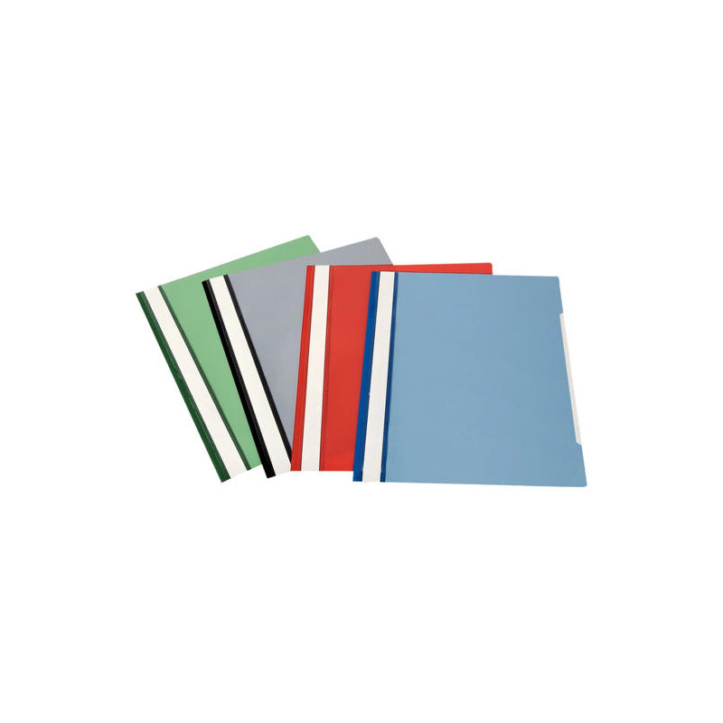 CARPETA DOSSIER FASTENER PLASTICO ESSELTE 126 DIN A4 ROJO CAJA DE 50 UNIDADES