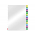 FUNDA MULTITALADRO ESSELTE CON PESTAÑAS DIN A4 POLIPROPILENO CRISTAL CON REFUERZO 85 MC PACK DE 12