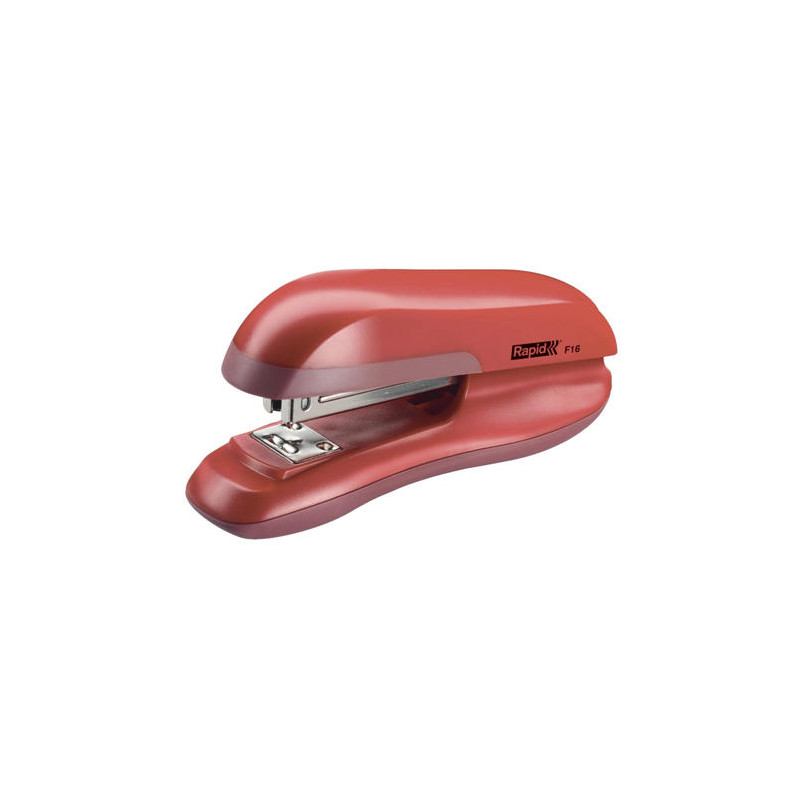 GRAPADORA RAPID F16 CAPACIDAD 30 HOJAS USA GRAPAS 24/6 Y 26/6 COLOR ROJO