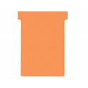 FICHA T PARA PLANNINGS NOBO INDICE 3 CARTULINA 170 GR COLOR NARANJA PACK DE 100 UNIDADES