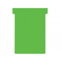 FICHA T PARA PLANNINGS NOBO INDICE 3 CARTULINA 170 GR COLOR VERDE PACK DE 100 UNIDADES