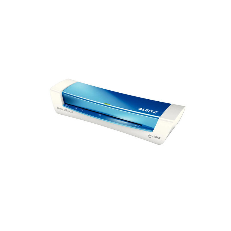 PLASTIFICADORA LEITZ ILAM HOME OFFICE DIN A4 2 RODILLOS HASTA 125 MC COLOR BLANCO/AZUL