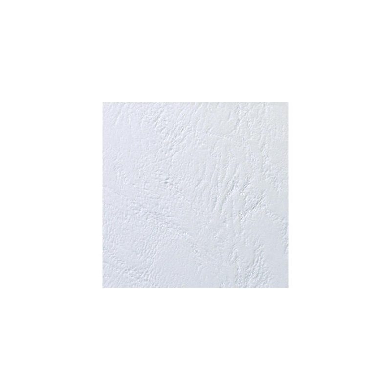 TAPA DE ENCUADERNACION GBC DIN A4 ANTELOPE SIMIL PIEL 250 GR COLOR BLANCO CAJA DE 100 UNIDADES