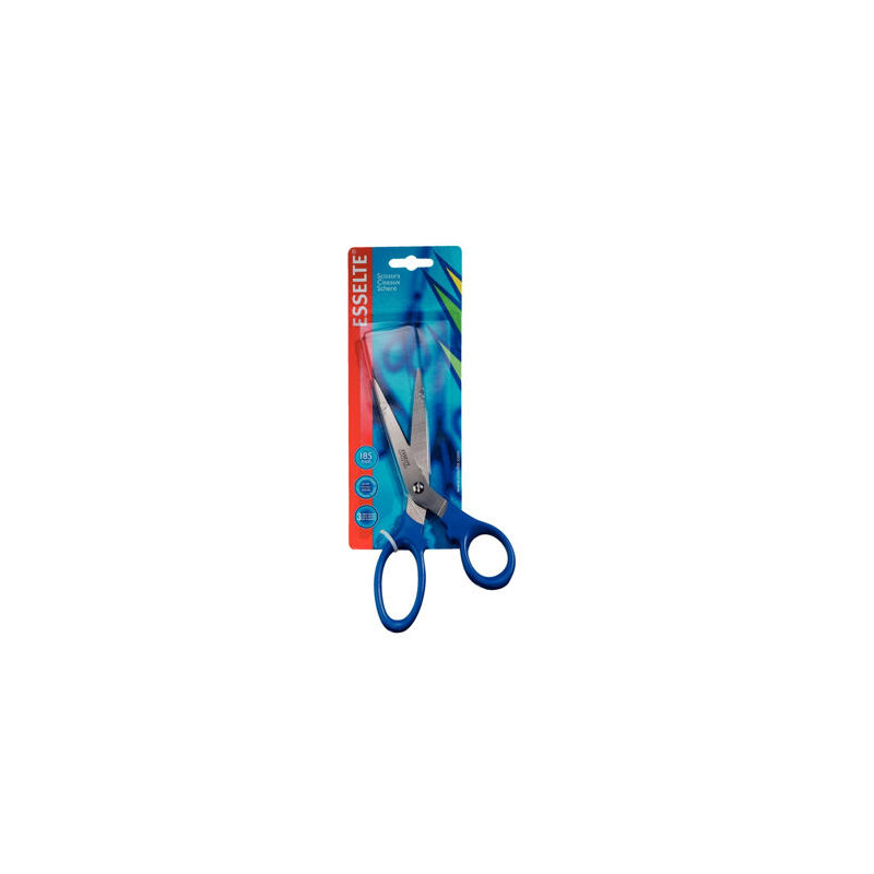 TIJERAS OFICINA ESSELTE GAMA PREMIUM 185 MM COLOR AZUL