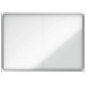 VITRINA DE ANUNCIOS NOBO PREMIUM PLUS CON PUERTA CORREDERA FONDO MAGNETICO 18 X DIN A4 HOJAS 997X141