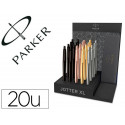 BOLIGRAFO PARKER JOTTER XL MONOCROMO EXPOSITOR DE 20 UNIDADES SURTIDAS