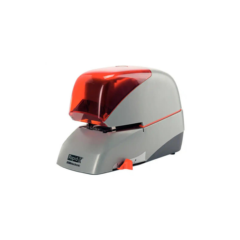 GRAPADORA RAPID 5080E ELECTRICA BLANCO/NEGRO CAPACIDAD 80 HOJAS USA GRAPAS CASETE 5080