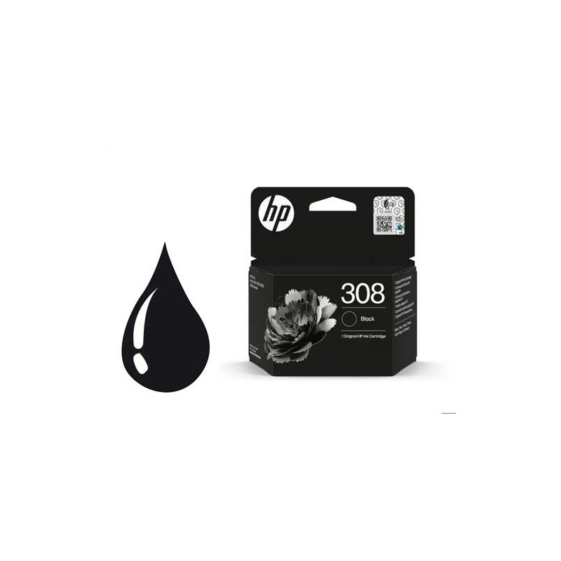 INK JET HP 308 NEGRO ENVY 6110/6120/6130/6520/6530 160 PAGINAS