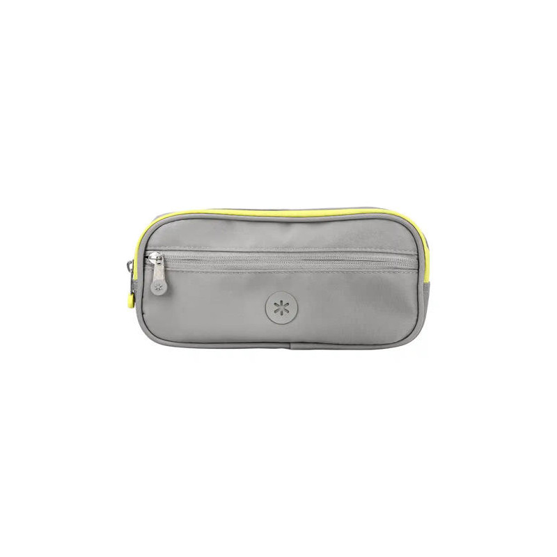 ESTUCHE PORTATODO ANTARTIK FUSION FLEX 3 CREMALLERAS GRIS COMPAÐERO MOCHILA 100X60X220 MM