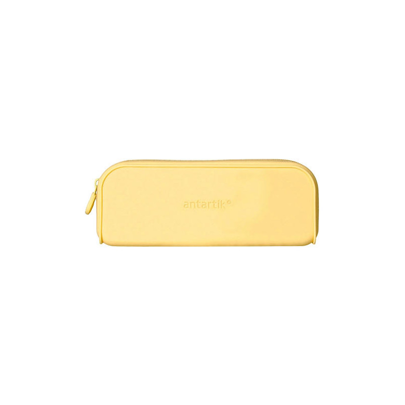 ESTUCHE PORTATODO ANTARTIK PRISMA SILICONA SOFT RECTANGULAR 185X50X75 MM COLOR AMARILLO
