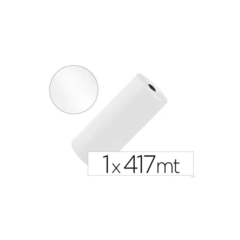 PAPEL KRAFT LIDERPAPEL BLANCO BOBINA 1 MT X 417 MT ESPECIAL PARA EMBALAJE PESO 25 KG