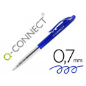 BOLIGRAFO Q-CONNECT RETRACTIL CON CLIP DISEÑO FINO TINTA ACEITE 0,7 MM COLOR AZUL