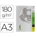CARTULINA LIDERPAPEL A3 180G/M2 BLANCO PAQUETE DE 25+5 HOJAS EN CARPETA DOSSIER TRANSPARENTE CON CIE