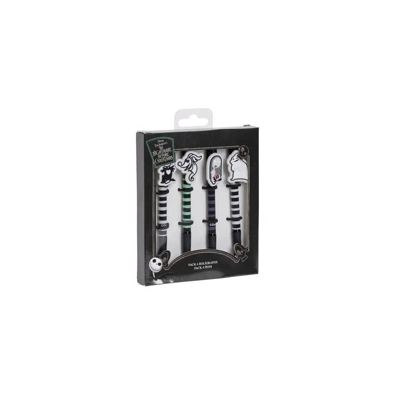 BOLIGRAFO NIGHTMARE BEFORE CHRISTMAS PACK DE 4 UNIDADES SURTIDOS