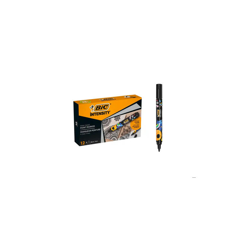 ROTULADOR BIC INTENSITY PAINT MARKER COLOR NEGRO
