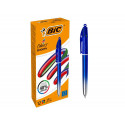 BOLIGRAFO BIC CUATRO COLORES SMOOTH GRADIENTE COLOR AZUL