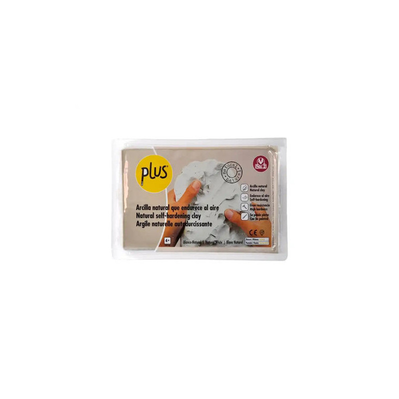 PASTA DE MODELAR SIO-2 PLUS COLOR BLANCO NATURAL PAQUETE DE 1 KG