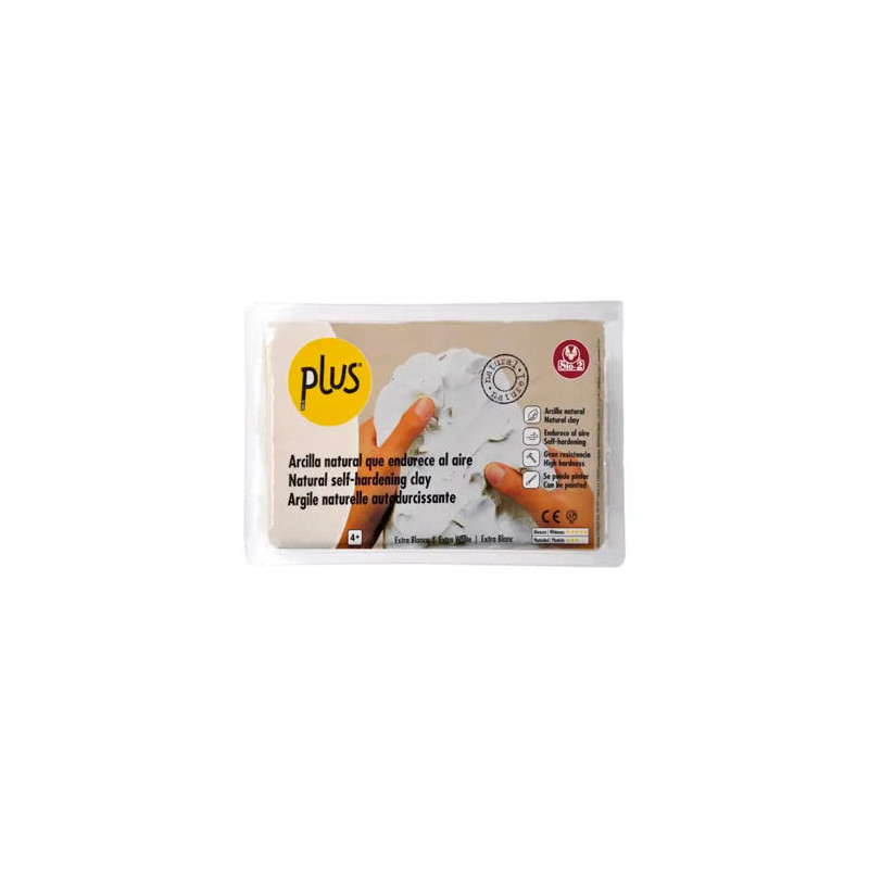 PASTA DE MODELAR SIO-2 PLUS EXTRA COLOR BLANCO PAQUETE DE 1 KG