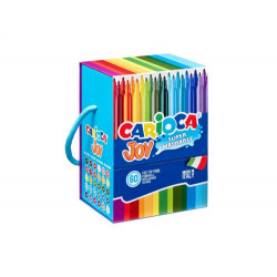 ROTULADOR CARIOCA JOY CAJA PREMIUM CON ASA 60 UNIDADES COLORES SURTIDOS