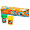 PASTA DE MODELAR CARIOCA BABY DO 150 ML CAJA DE 4 UNIDADES COLORES SURTIDOS