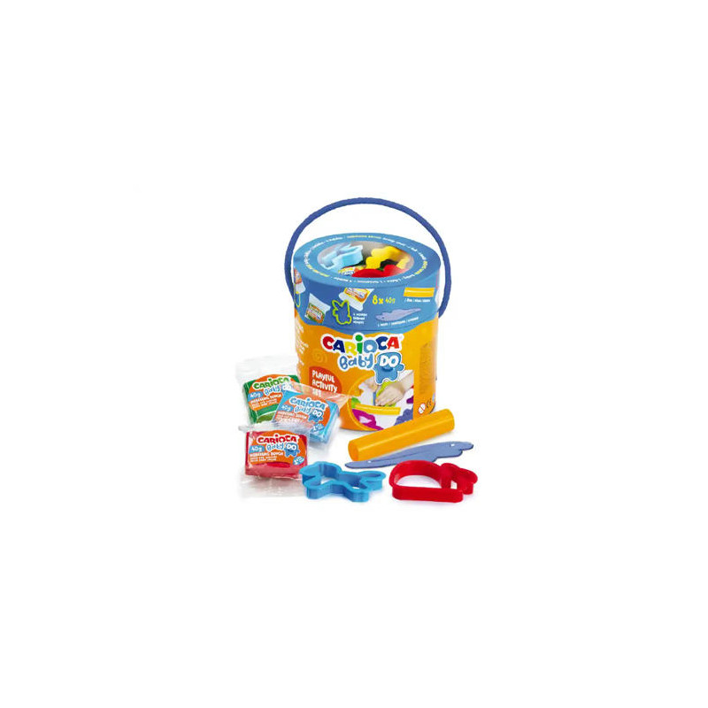 PASTA DE MODELAR CARIOCA BABY DO PLAYSET 10 PIEZAS