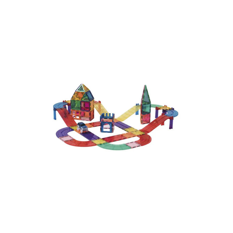 JUEGO DIDACTICO AMAYA CIRCUITO DE COCHES MAGNETICO 108 PIEZAS