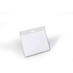 IDENTIFICADOR DURABLE PVC CON PERFORACION PARA CLIP 60X90 MM