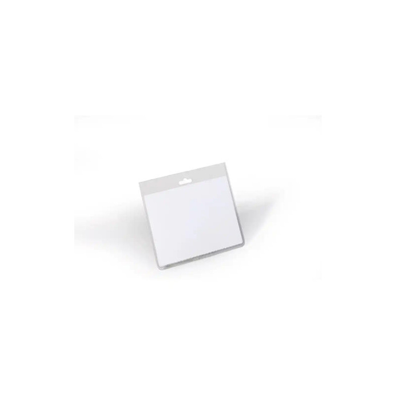 IDENTIFICADOR DURABLE PVC CON PERFORACION PARA CLIP 60X90 MM