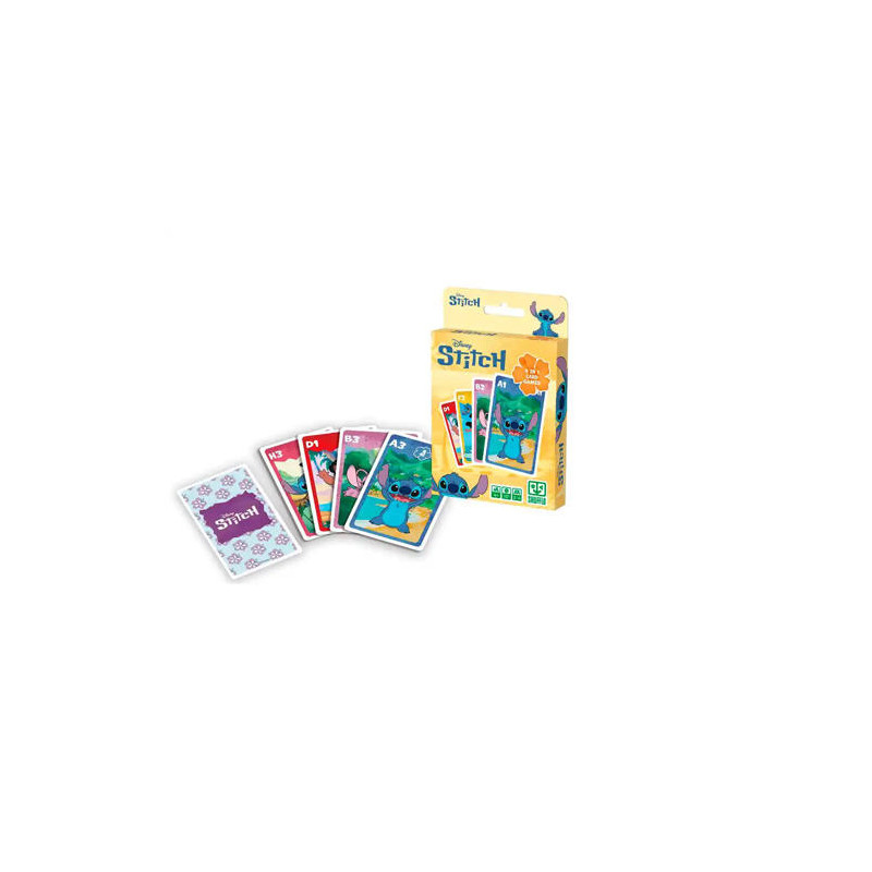 BARAJA DE CARTAS SHUFFLE INFANTIL STITCH