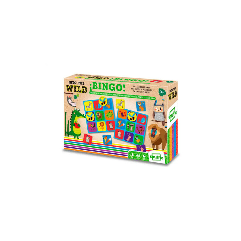 BINGO SHUFFLE INFANTIL INTO THE WILD