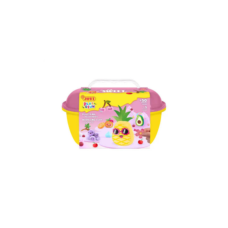 JUEGO JOVI PLAY&FUN PLASTILINA COFRE SWEET